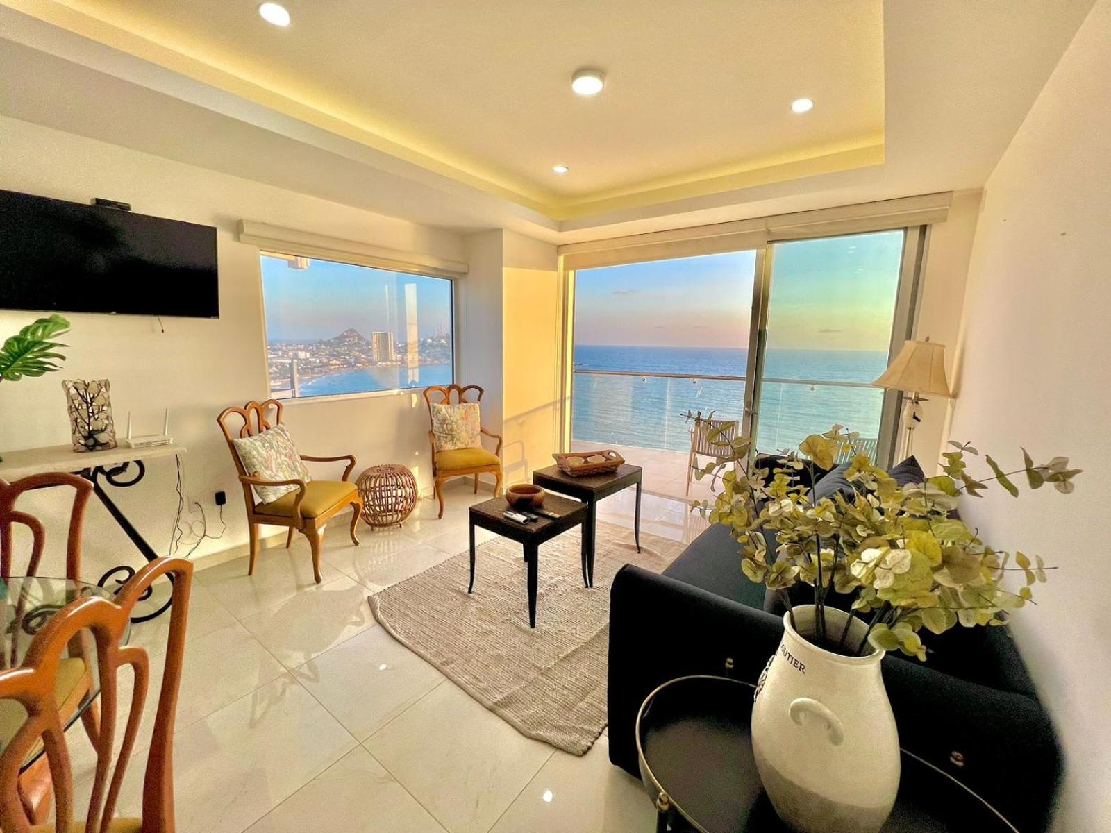 Apartament Sunset View Malecon 1404 Vista Panoramica Al Mar Mazatlán Zewnętrze zdjęcie